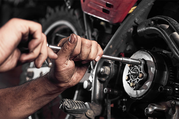 Reparatur Motorrad